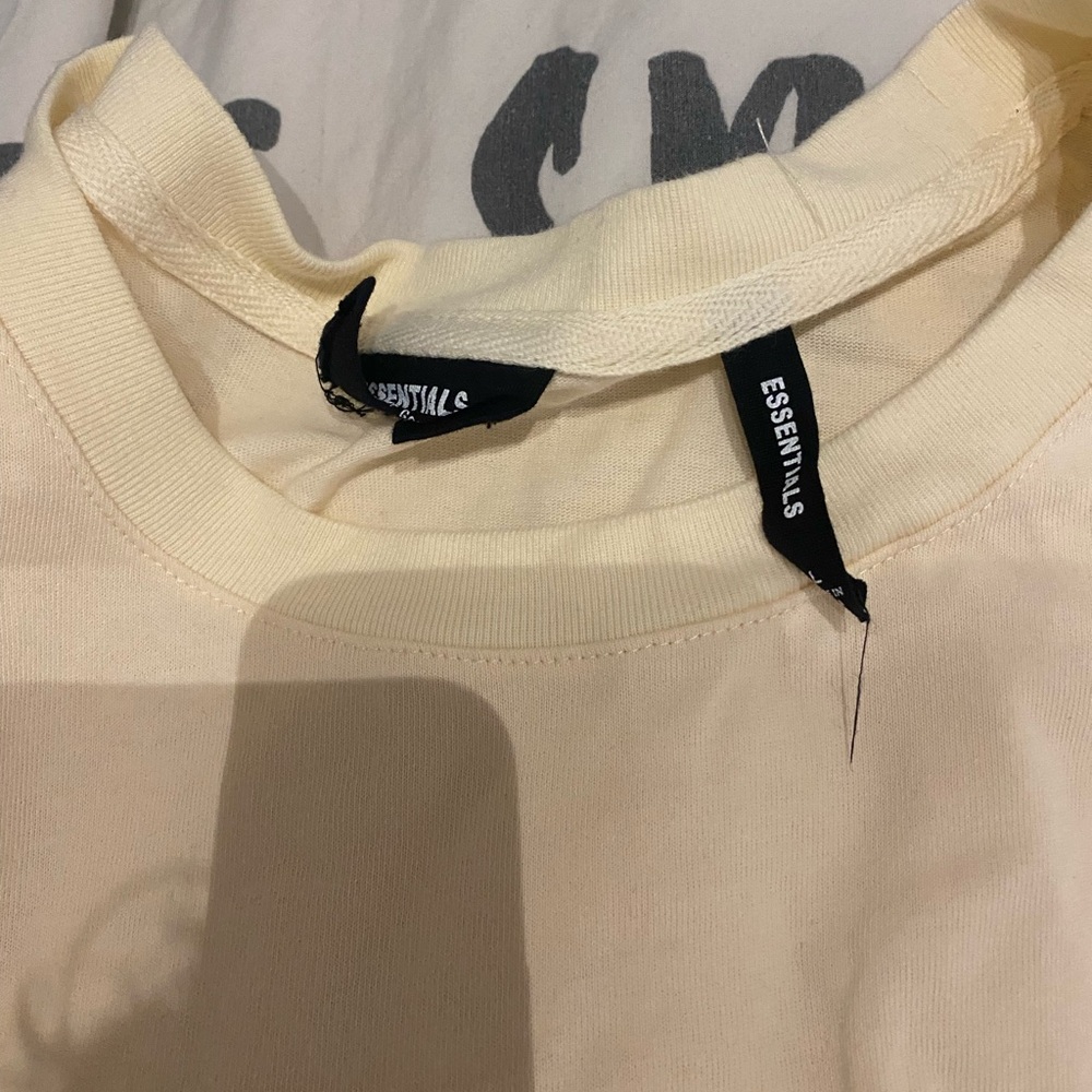 Essentials Soft Cream Tee - Picture 5 of 5